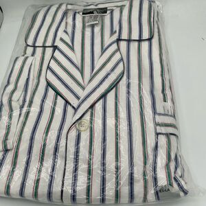 Diplomat Vintage Striped Pajama Top size XL NWT